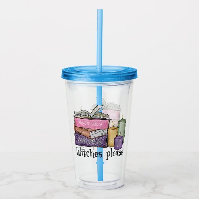 Verre En Acrylique Sorcières S'Il Vous Plaît | Pour l'auteur de livre (Devant)