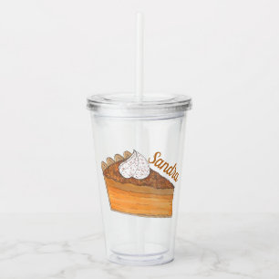Verre En Acrylique Southern Sweet Potato Pie Slice Soul Alimentation 