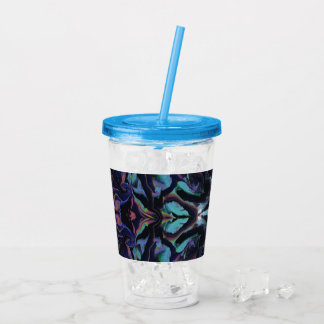 Verre En Acrylique Stained Glass Acrylic Pour Tumbler