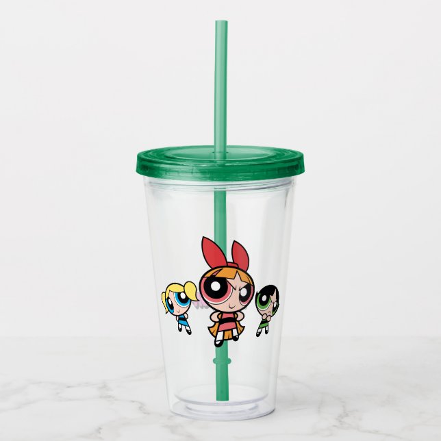 Verre En Acrylique Super Fierce Powerpuff Girls (Devant)