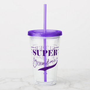 Verre En Acrylique Super grand-mère