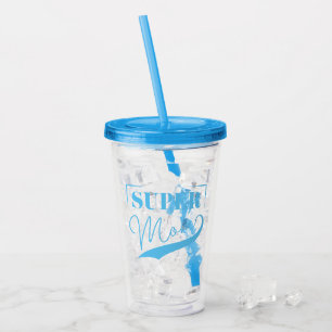 Verre En Acrylique Super Maman