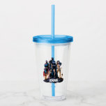 Verre En Acrylique Superman, Batman, & Wonder Woman Trinity<br><div class="desc">Customize your product featuring Jim Lee's Trinity artwork of Superman,  Batman,  and Wonder Woman on a rocky hill at sunset.</div>