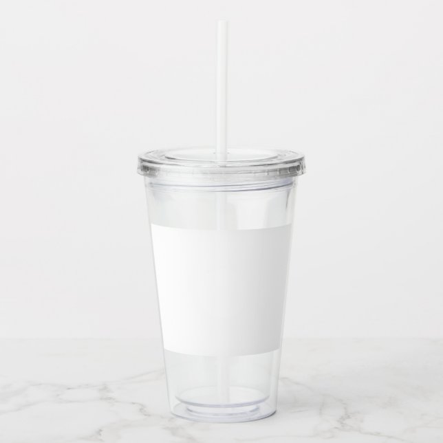 Verre En Acrylique Sur mesure 16oz, Transparent (Devant)