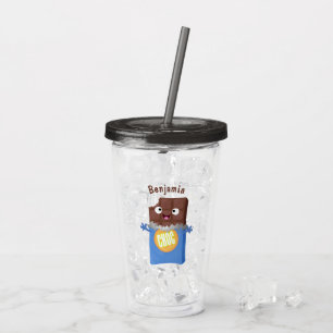 Verre En Acrylique Sympa chocolat chocolat bonbon bar personnage de d