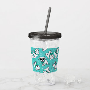 Verre En Acrylique Tasse en acrylique KiniArt Cutieface Westies