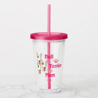 Verre En Acrylique Tasse en acrylique Maman Bull Terrier