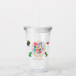 Verre En Acrylique Tasse en Acrylique Rentrée Scolaire