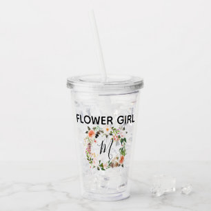 Verre En Acrylique Tasse personnalisée de demoiselle de honneur