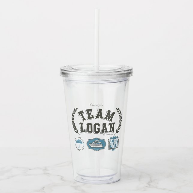 Verre En Acrylique Team Logan Gilmore Girls Design (Devant)