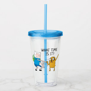 Verre En Acrylique Temps d'aventure Finn & Jake Fist Bump