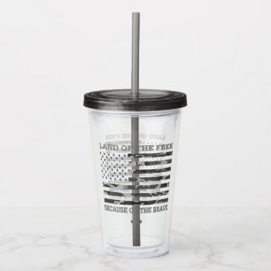 Verre En Acrylique Terre des Libres à cause du courageux Camo Urbain