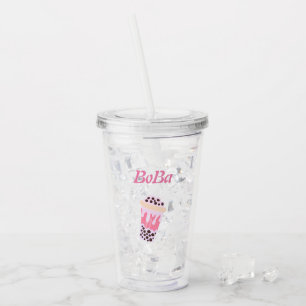 Verre En Acrylique thé bulle boba