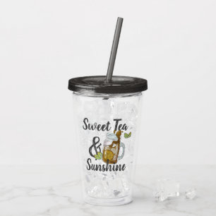 Verre En Acrylique Thé sucré et soleil