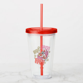 Verre En Acrylique Tom et Jerry "Ho ! Ho ! Ho !" Livraison de cadeaux