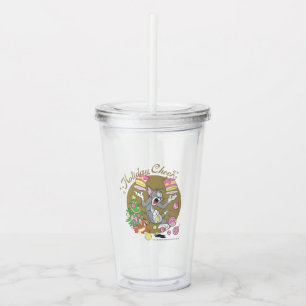 Verre En Acrylique Tom et Jerry Holiday Cheval