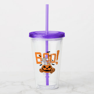 Verre En Acrylique Tom & Jerry | Happy Halloween Boo