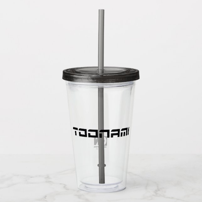 Verre En Acrylique Toonami Futuristic Font Logo (Devant)