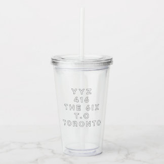 Verre En Acrylique Toronto est à la maison - Tumbler