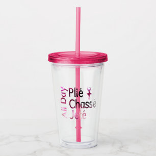 Verre En Acrylique Toute la journée Plie, Chasse, Jete ~ Design de ba