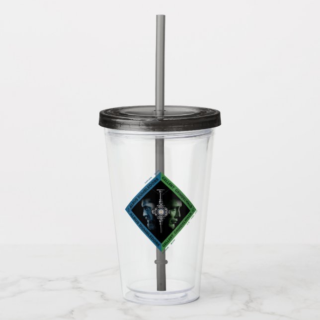 Verre En Acrylique Tranche sanguine Dumbledore & Grindlewald Graphiqu (Devant)