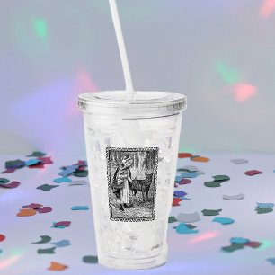 Verre En Acrylique Trou d'équitation Parler à Wolf Trees Ornate Frame