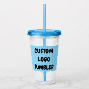 Verre En Acrylique TUMBLER AVEC LOGO PERSONNALISÉ Acrylique Sans mini