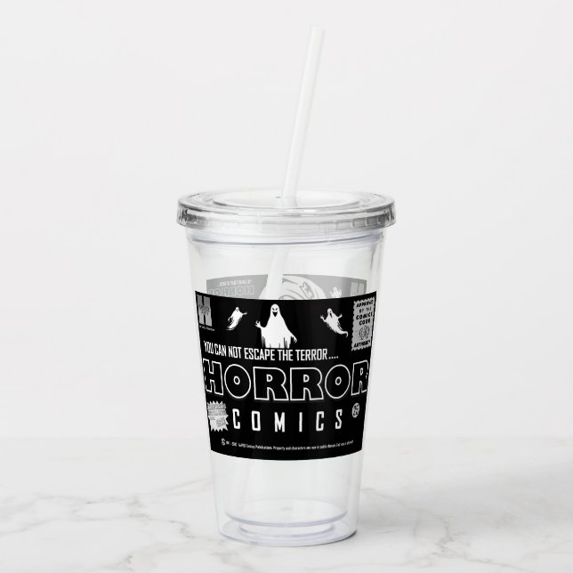 Verre En Acrylique Tumbler de bandes dessinées HORROR (Dos)