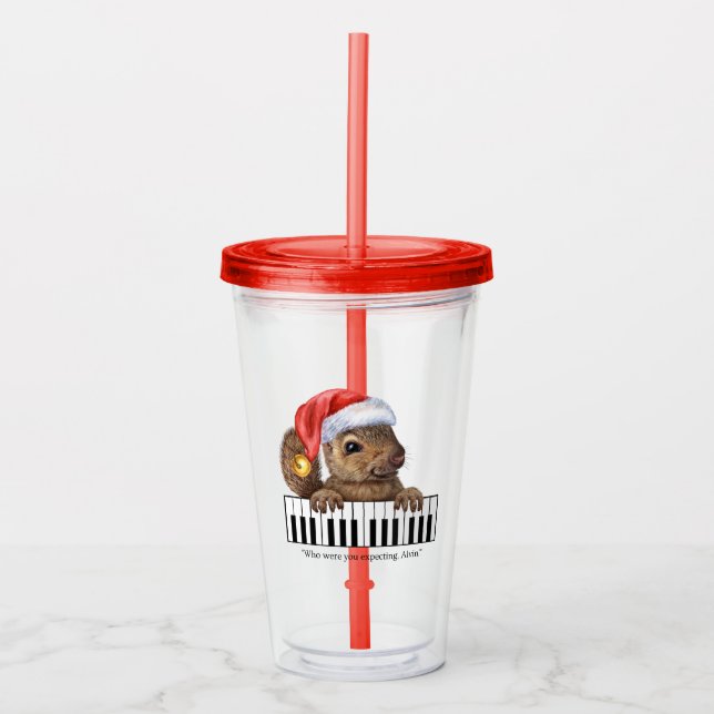 Verre En Acrylique Tumbler de Noël (Devant)