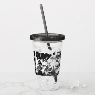 Verre En Acrylique Tumbler drôle 'PUDGY Pig'
