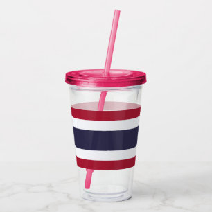 Verre En Acrylique Tumbler en acrylique patriotique avec drapeau de T