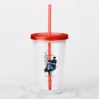 Verre En Acrylique Tumbler en acrylique rouge