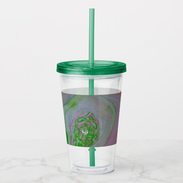 Verre En Acrylique Tumbler verseur acrylique Pastèque (Devant)