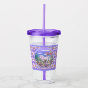 Verre En Acrylique Un paradis mauve