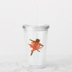 Verre En Acrylique Vacances de Noël Vacances à quatre alarmes