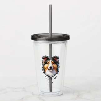Verre En Acrylique Vaso Acrílico acrylic glass with pet design