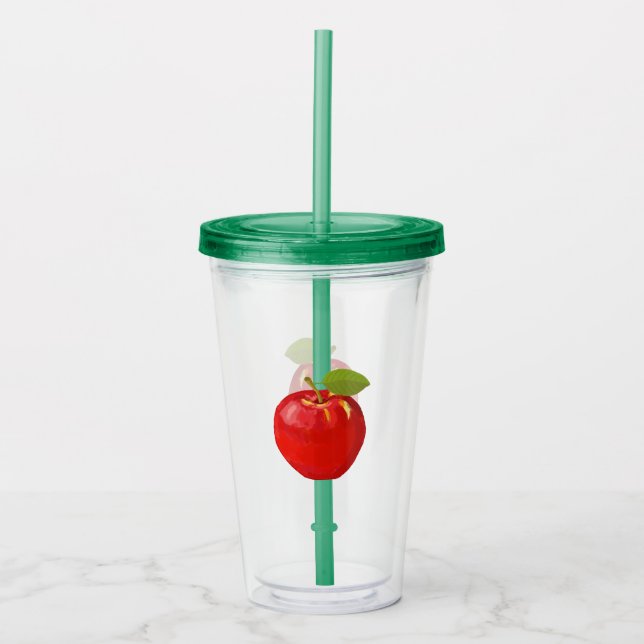 Verre En Acrylique Vaso Acrílico Apple (Devant)
