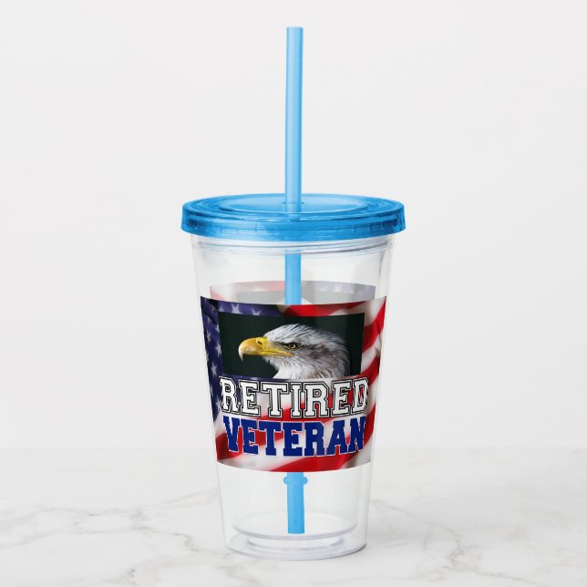 Verre En Acrylique Vétérinaire à la retraite (Devant)