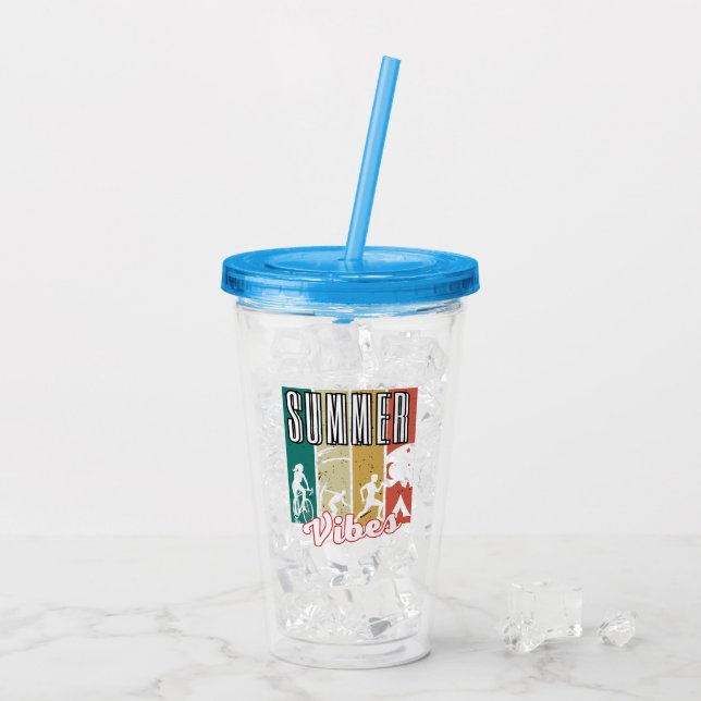 Verre En Acrylique Vibes.w (Dos glace)