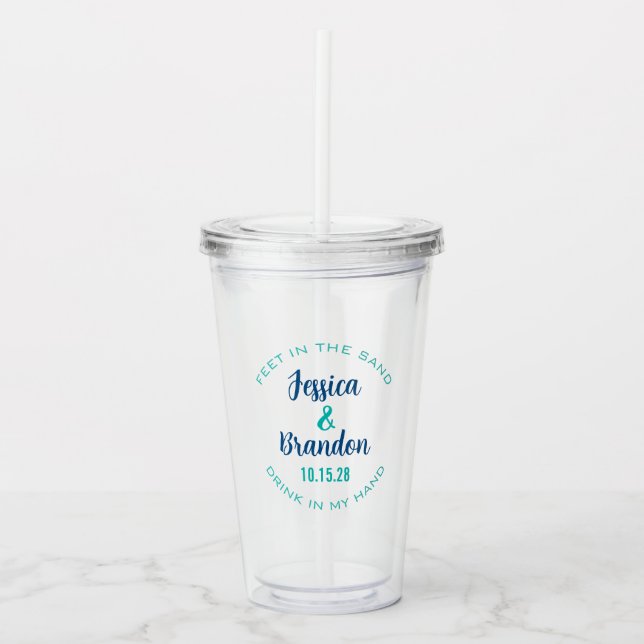 Verre En Acrylique Wedding Label 30507 (Devant)