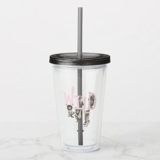 Verre En Acrylique WILD | Wild Things et Max - Rose