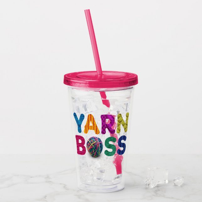 Verre En Acrylique Yarn Boss (Devant glace)