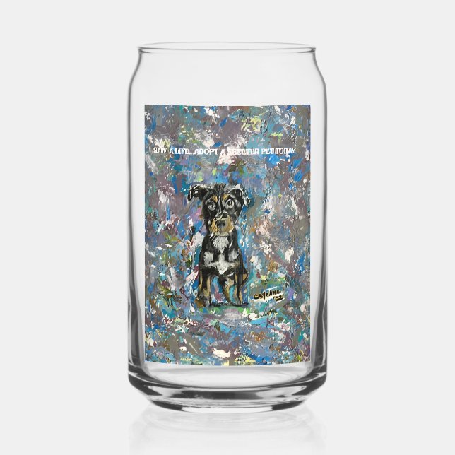 Verre en canware imprimé (Recto)