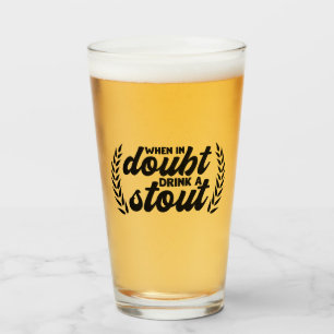 Verre En cas de doute boire un stout