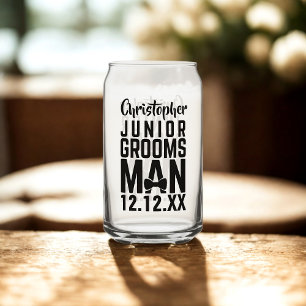 Verre en forme de canette pour garçon d'honneur ju