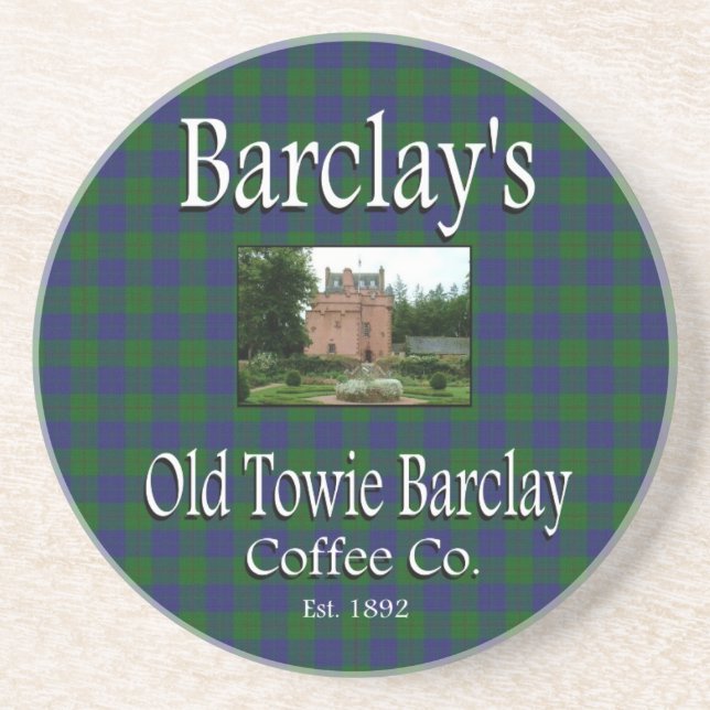 Verre En Grès Barclay's Old Towie Barclay Coffee Co. Dessous de  (Devant)