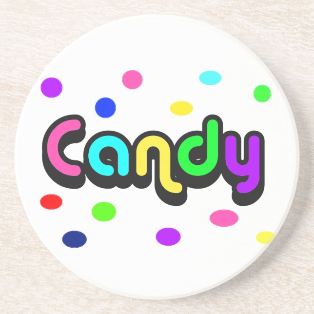 Verre En Grès Dessous de verre-bonbons (Devant)