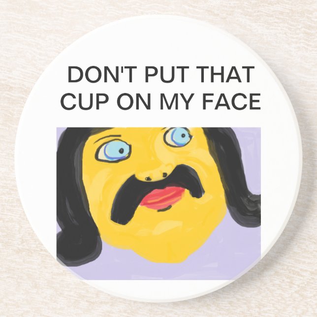 Verre En Grès dessous de verre-man ! (Devant)