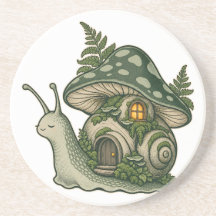 Escargot Lanterne Champignon Cottage Dessous de Ve