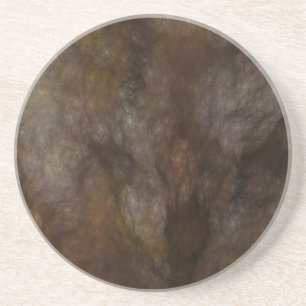 Verre En Grès Grunge de marbre fractal série-10 - dessous de ve